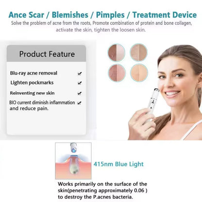 Magic Blue Light™ — Pluma de tratamiento luz led azul