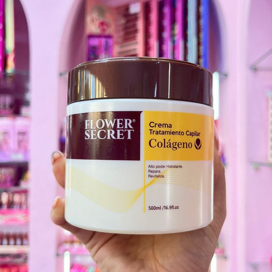Flower Secret™ — Mascarilla de Tratamiento Capilar con Colágeno 500ml